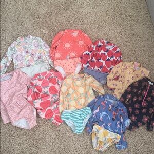 Carters swimsuit lot 3t